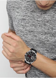HUGO BOSS Men's Analog Round Shape Leather Wrist Watch 1530336 - 46 Mm  - Image 4