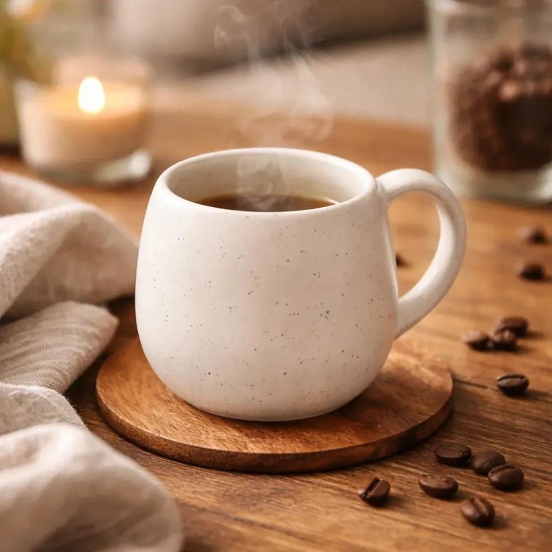 كوب سيراميك يدوي ستونوير طبيعي - Image 3