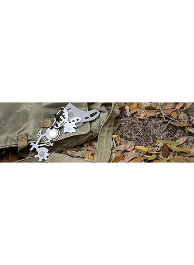 UST UST Tool-a-Long Multi-Tool Carabiners with Durable, Compact Stainless Steel Construction for Hiking, Kayaking, Camping, Travel and Outdoor Survival  - Image 2