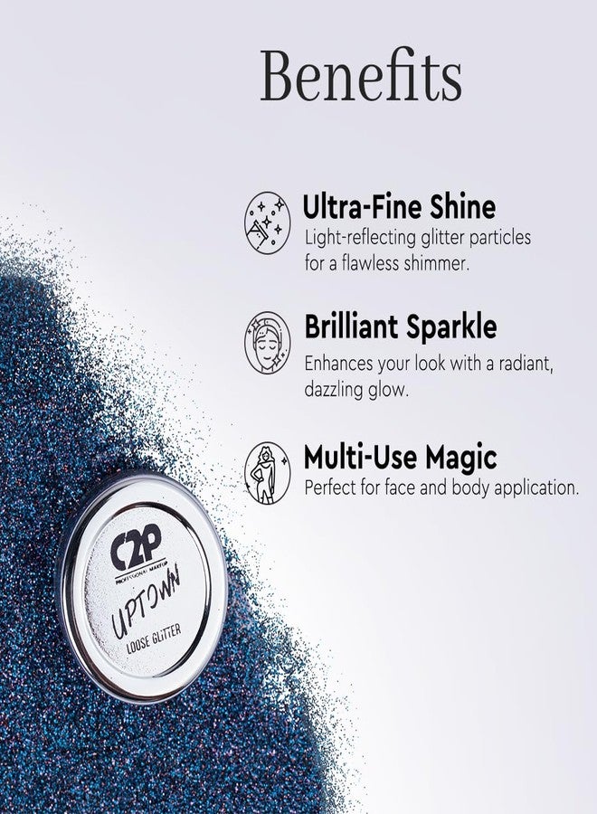 C2P PROFESSIONAL MAKEUP C2P Pro Sparkle Duo Glitter and Glue Kit - Eyeshadow for Eye & Body Makeup | Waterproof, Quick-Drying for Stunning Shimmer Looks (Remix 70) - Image 5