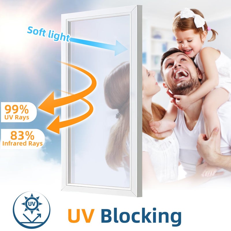 DUOFIRE One Way Window Film Privacy See Out Not in Heat Blocker Window Tint Reflective Mirror Windows Tinting Film for Home Static Cling Anti-UV Sun Blocking Windows Coveringï¼ˆSilver, 23.6x78.7inï¼‰ - Image 3