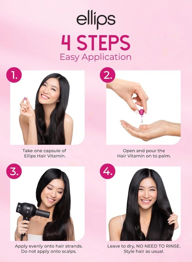 أليبس كبسولات فيتامين معالج للشعر بالعناية الثلاثية من ellips - Image 3