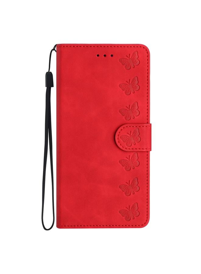 S-TOP Case For Honor 200 Lite Global Seven Butterflies Embossed Leather Phone Case - Image 2