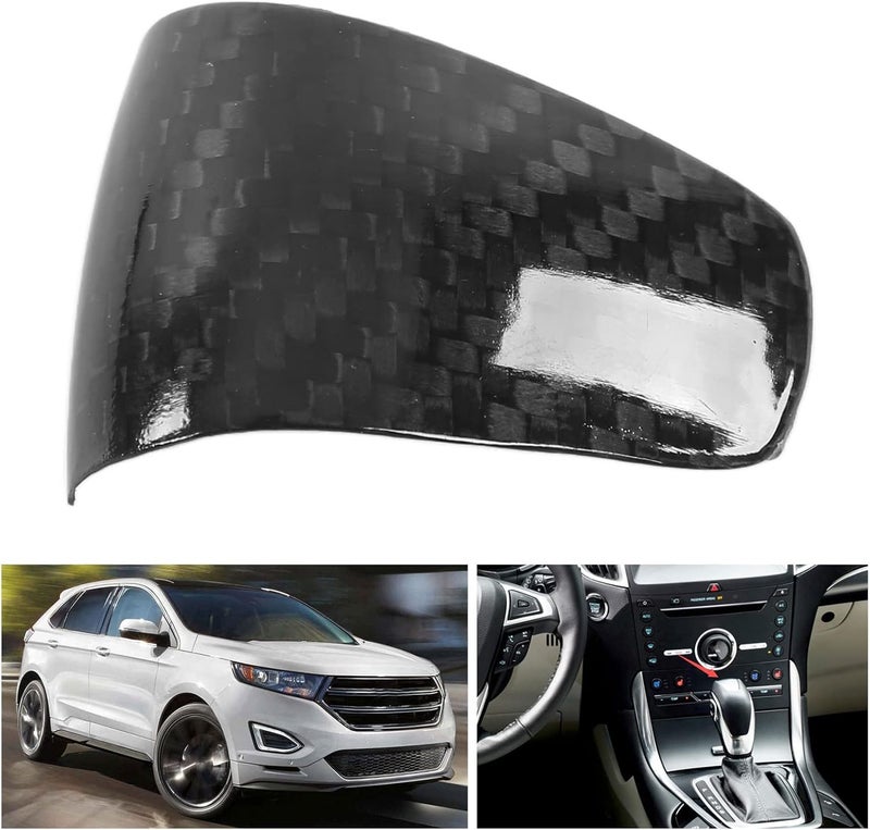Tbest Carbon Fiber Car Gear Shift Knob Protect Cover Replacement for Edge 20152018 Applicable Cars Accessories - Image 5
