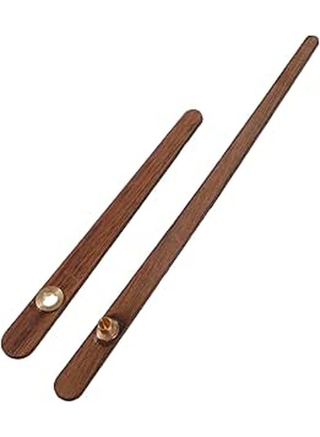 مجموعة عقارب ساعة خشب الجوز DIY بدائل مؤشرات ديكور المنزل سهلة التركيب - Image 1