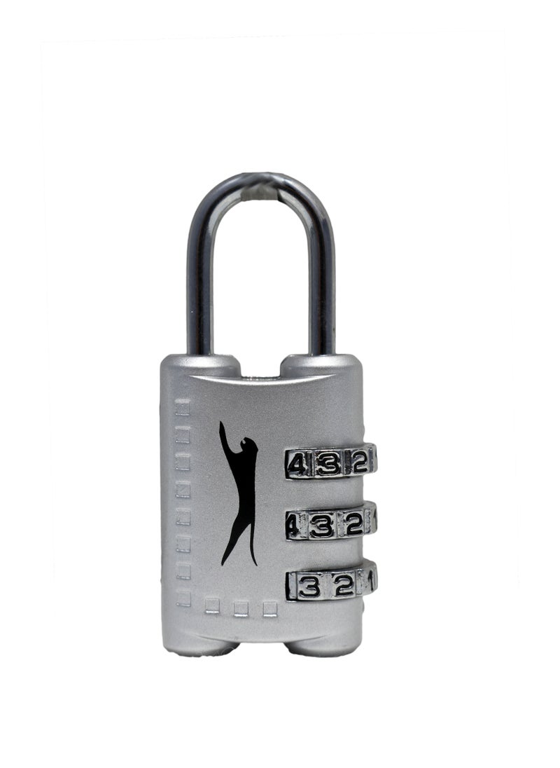 Slazenger - Slazenger Security 3 Dial Digital 3 Pack lock Set, SILVER - Image 1