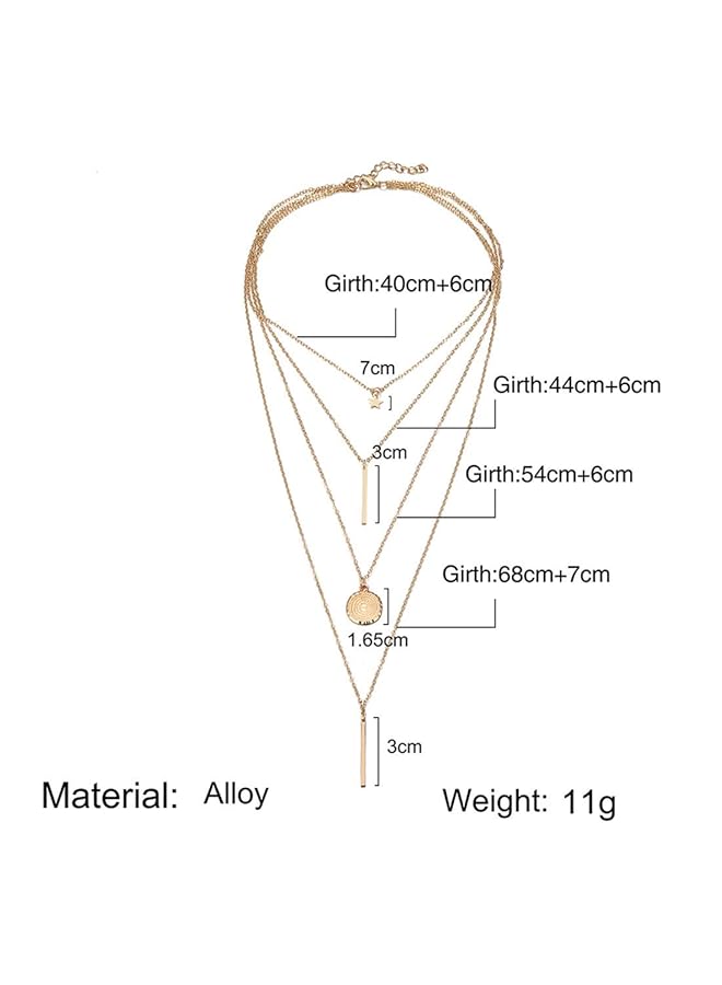 YouBella Alloy Brass Stylish Pendant Necklace Jewelery For Women Multicolour - Image 4