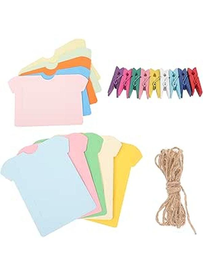 10pcs 6 Inch Paper Photo Frame Set Lightweight Cardboard Hanging Picture Holder Wall Decor - Image 1