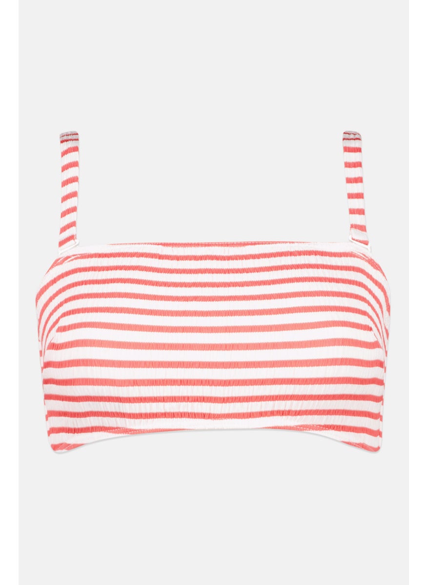 Women Stripe Bikini Top, White - pzsku/Z00BC484B049D97E9E32FZ/45/_/1732780789/4ec7cf09-347f-4912-8240-836cafba9598