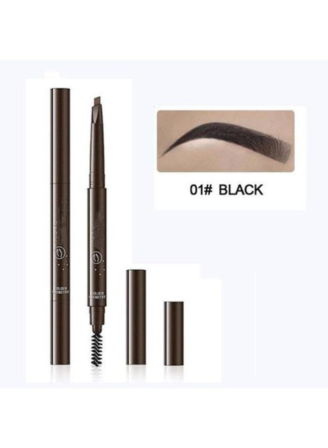 Generic 5 Colors Eyebrow Cosmetics Pencil Waterproof Double-headed Eyebrow Tattoo Natural Long Lasting Makeup Paint Eyebrow Pencil