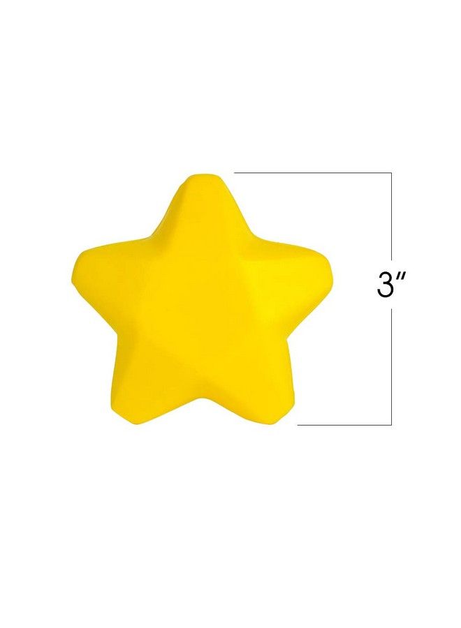 ArtCreativity نجوم الضغط للأطفال والبالغين عبوة من 12 لعبة إسفنجية بحجم 3 بوصات لتخفيف القلق هدايا ممتعة لحفلات عيد الميلاد وملء حقائب الهدايا للأولاد والبنات - Image 3