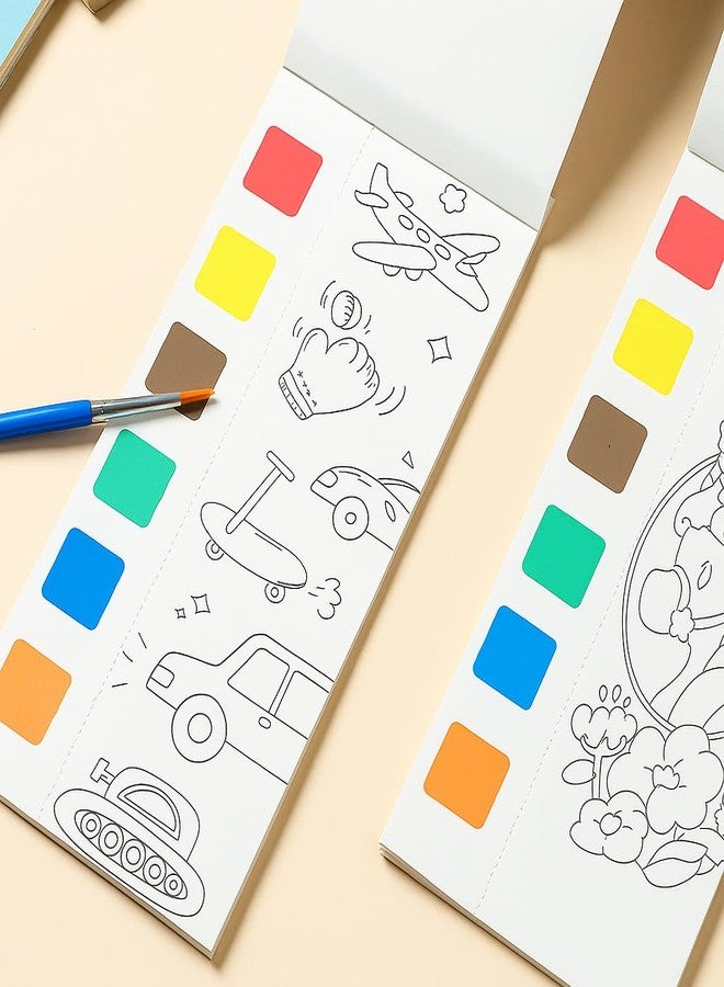 ZQBIEE 8 Card Water Color Drawing Book for Kids with Self-Adhesive and Best Birthday Return Gifts for Kids (Random Color-12Pcs) - Image 5