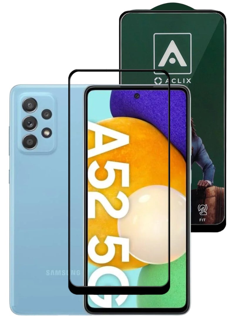 ACLIX Antistatic ESD Dustproof Premium Quality High Definition Tempered Glass Screen Protector Designed For Samsung Galaxy A52 5G - Image 1