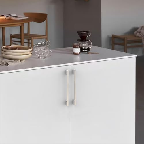 KNOKLOCK 10 Pack 8.8 Inch(224mm) Kitchen Cabinet Handles Brushed Satin Nickel Cabinet Pulls Kitchen Cabinet Hardware Drawer Pulls for Cupboard Wardrobe - Image 4