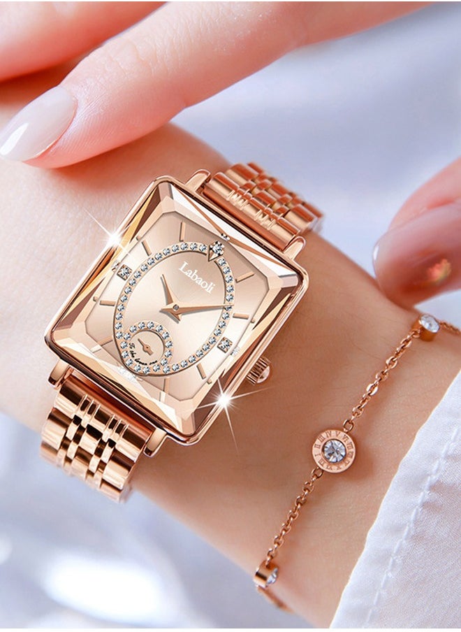 Labaoli - Women's Quartz Watch - 26 mm - Coffee - Image 1