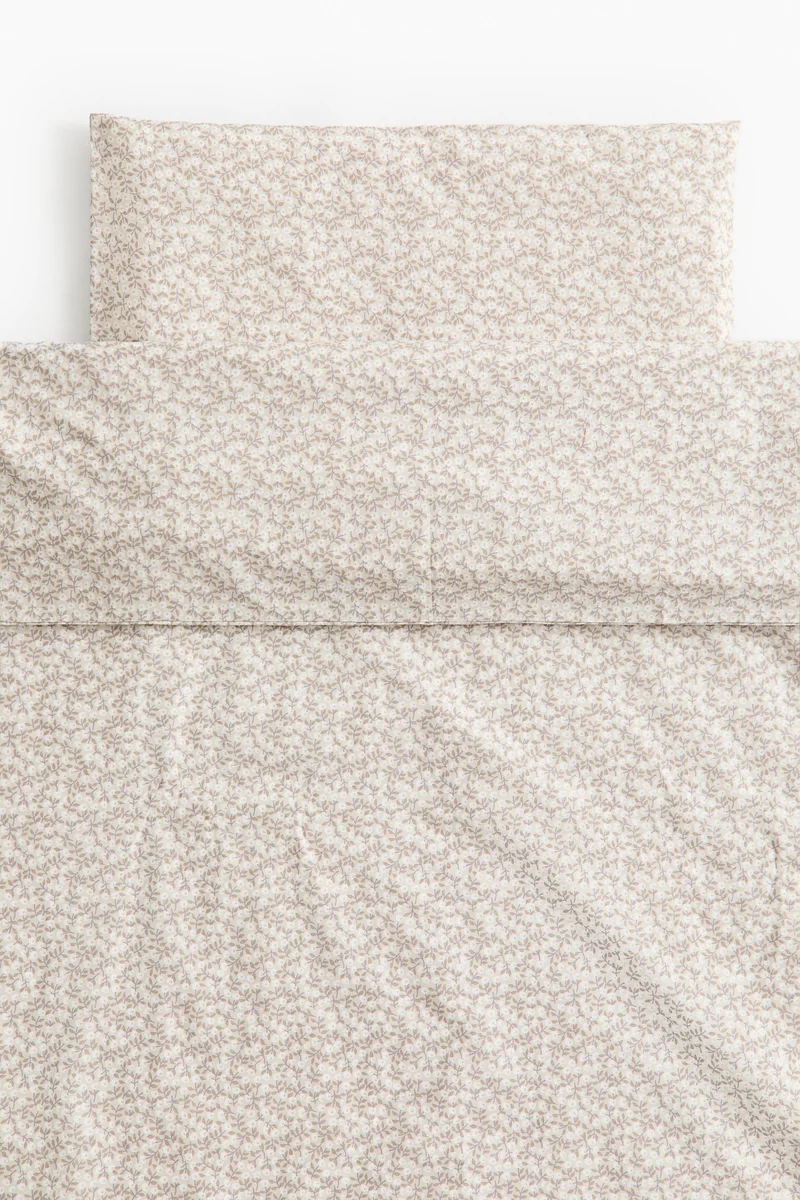 H&M Cot duvet cover set