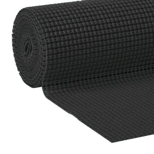 Wideskall Extra Thick Non Adhesive Easy Shelf Non Slip Kitchen Drawer Shelf Grip Liner (Black) - Image 2