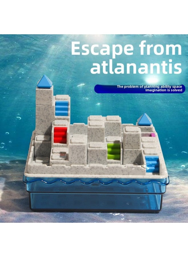 Escape From Atlantis Board Games Little Red Riding Hood Puzzle Children's Parent-Child Puzzle Logical Thinking Training Series Toys-Color:Escape From Atlantis 121  - Image 3