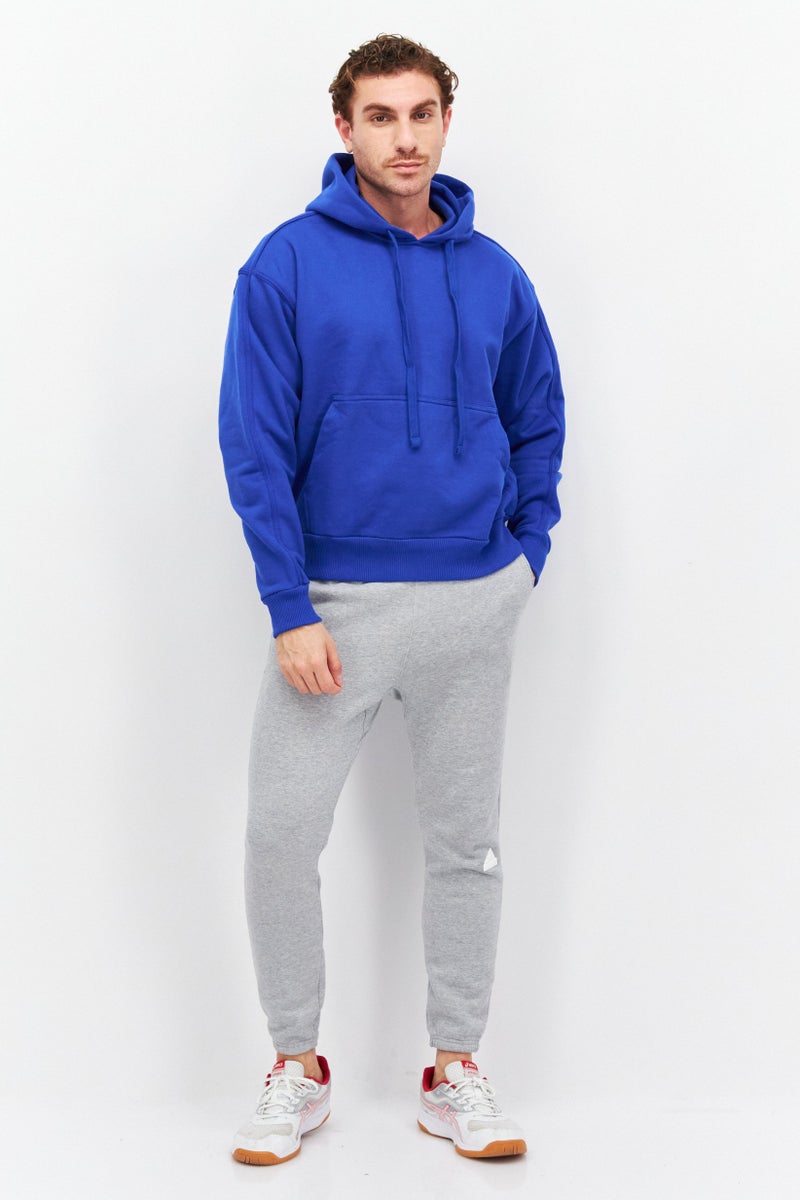 adidas Originals Men Sportswear Fit Long Sleeves Outdoor Hoodie, Blue  - Image 3
