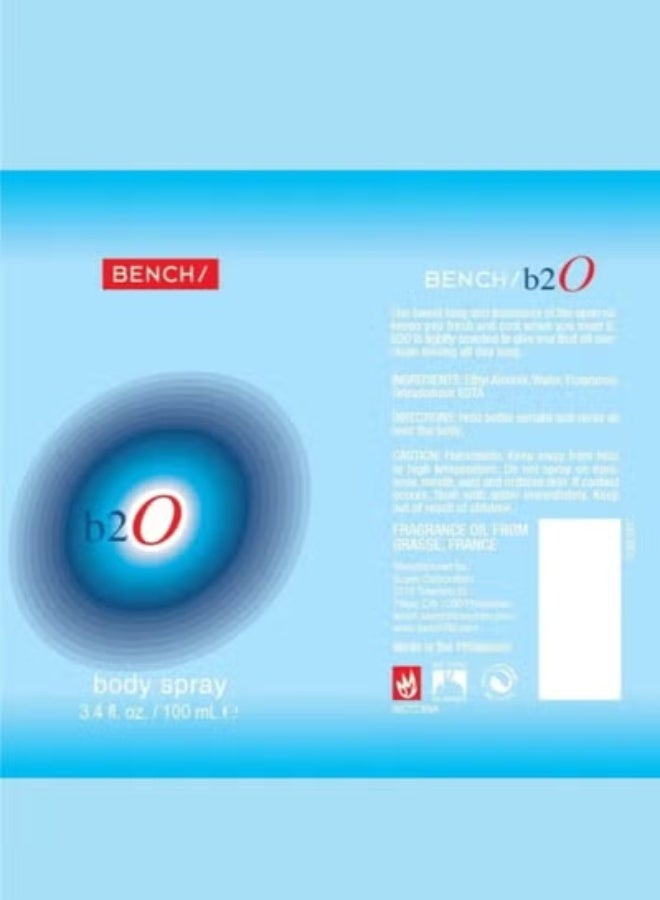 Bench 3 pack B2O Body Spray 100 ml - Image 3