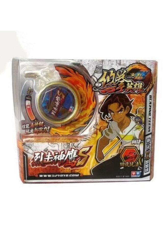 Yo-Yo Double Diamond Children's Automatic Swing Yoyo Firepower Less King Metal Yo-Yo Toy Gift Male Odi-Color:Fierce Shock Eagle S  Special Price - Image 3