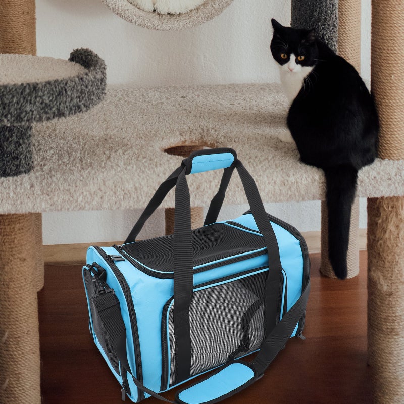 1Pc Portable Pet Carrier Large-capacity Pet Bag Outdoor Travel Carrier Bag - Image 1