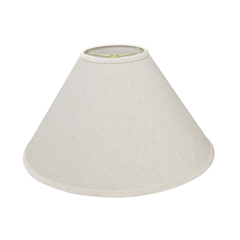Aspen Creative 32201A Empire Spider Lamp Shade Off White 6 Top x 19 Bottom x 12 Slant Height