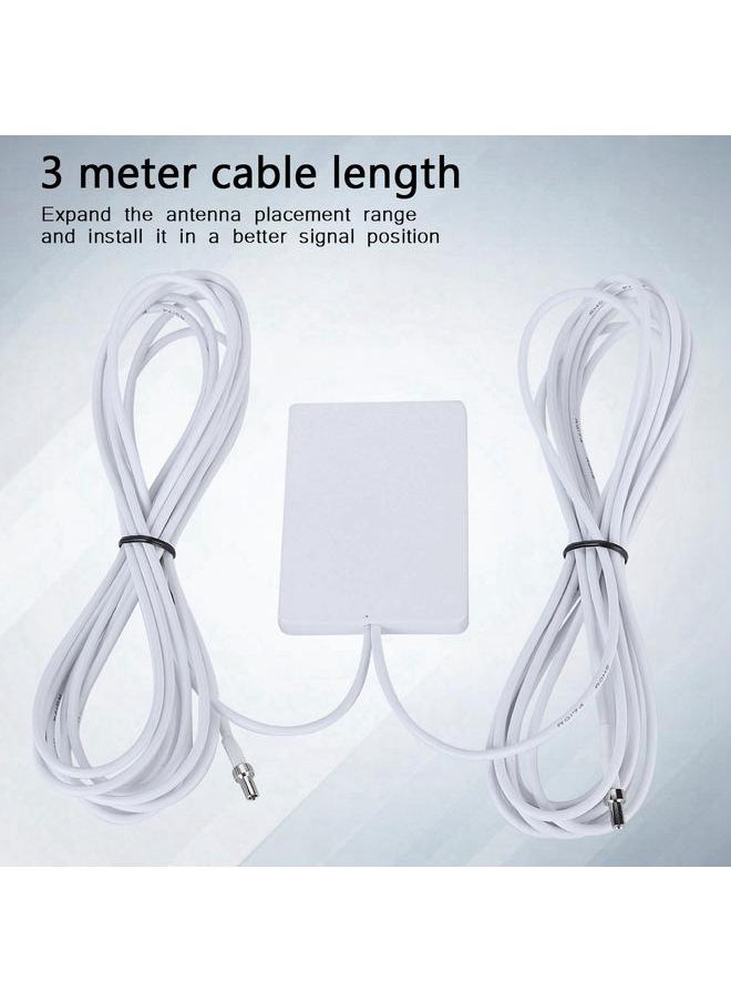 Thoraya 4G LTE Antenna Booster Double TS9 28dBi High Gain Antenna RG174 Cable 3 Meters  - Image 5