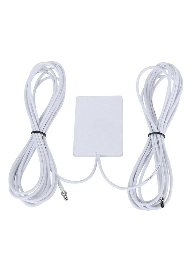 Thoraya 4G LTE Antenna Booster Double TS9 28dBi High Gain Antenna RG174 Cable 3 Meters  - Image 1