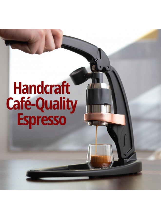 Flair Flair Espresso Maker PRO 2 (Black) - An all manual lever espresso maker with stainless steel brew head and pressure gauge - Image 5