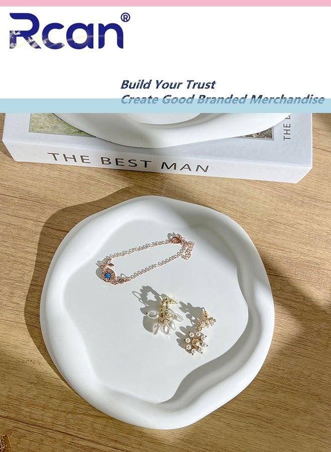 Rcan Jewelry Dish Trinket Tray for Women Cloud Tray Jewelry Plate Watch Keys Tray Ring Dish Holder the Perfect Gift for Your Loved Ones  - Image 1