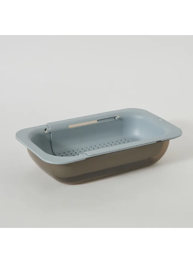 Home Box Omega Inter Sliding Drain Basket 34.5 x 6.5 x 20 cm
