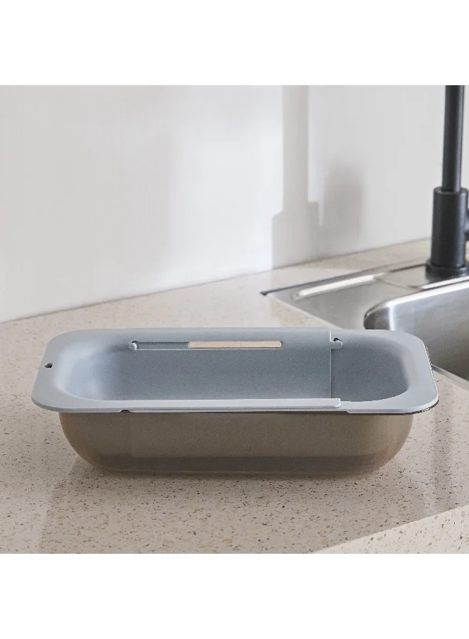 Home Box Omega Inter Sliding Drain Basket 34.5 x 6.5 x 20 cm