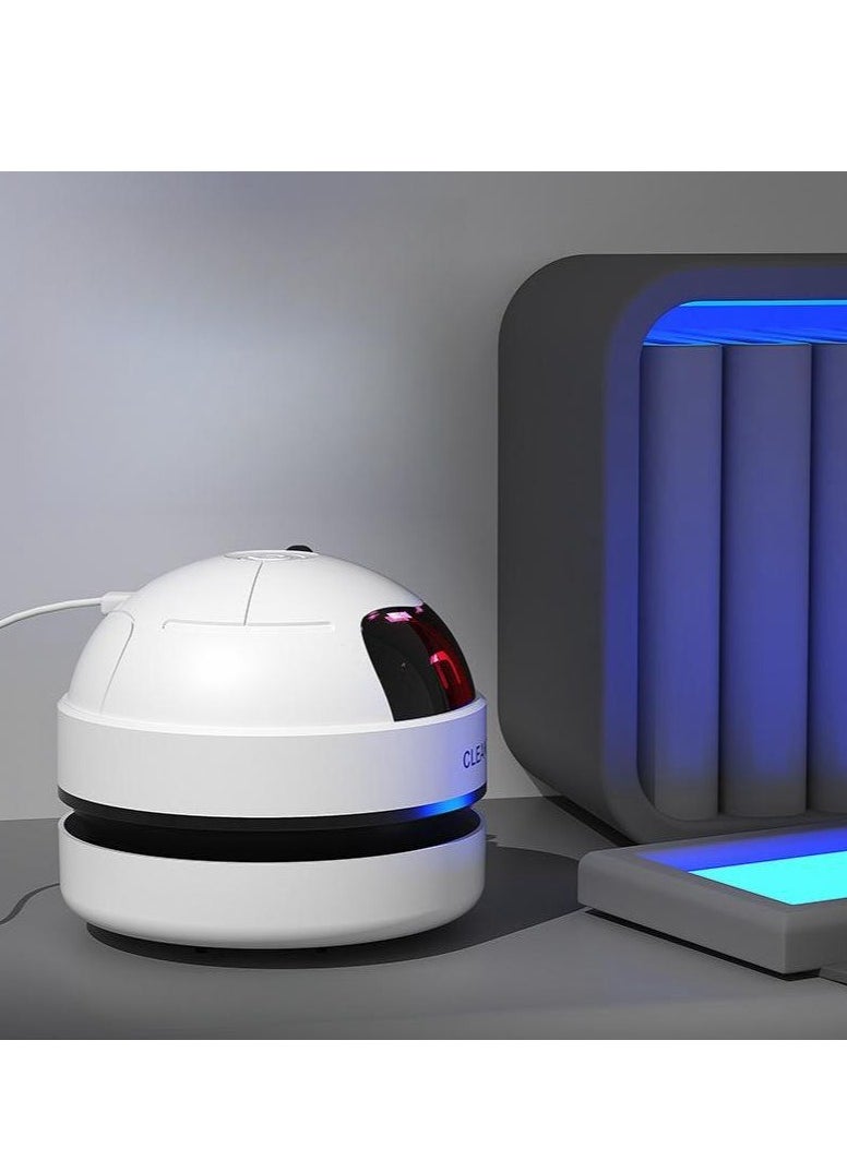 Mini Desktop Vacuum Cleaner,Desk Vacuum Cleaner For Picking up Crumbs,USB Vacuum Cleaner With Brush