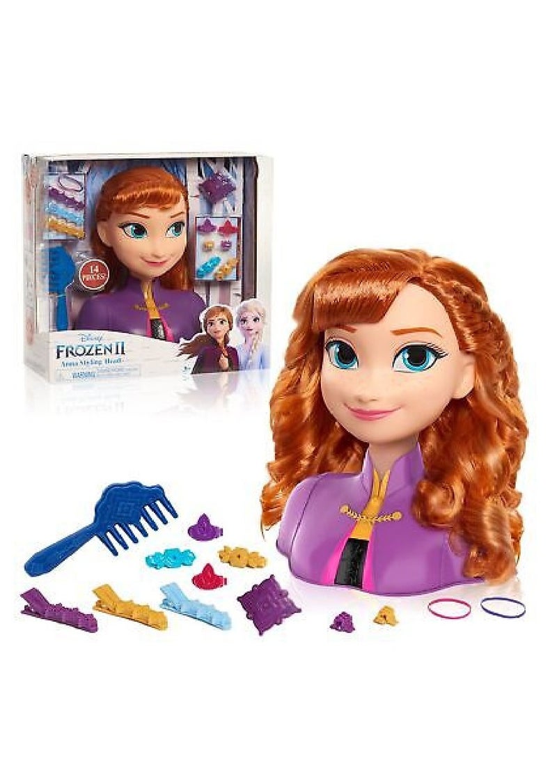 Disney FROZEN - Disney Frozen 2 Basic Anna Styling Head (JP-32811) - Image 1
