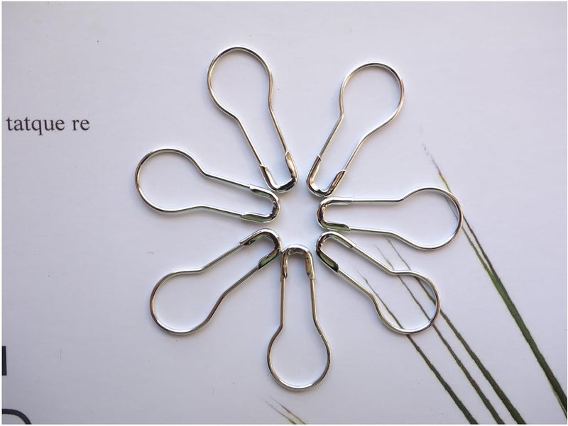 Transun Moo 500Pcs Multi Color Safety Pins 0.8" Metal Bulb Pins Gourd Pin Clothing Tag Pins Calabash Pin for DIY Craft, Home Accessories(Random Color) - Image 4