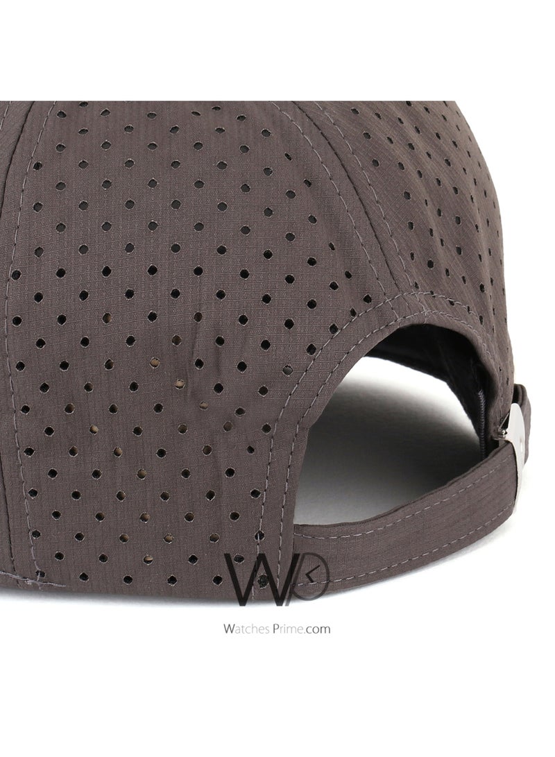 CONVERSE Converse All Star Snapback hip hop Cap Gray Color Cotton Hat For Men  - Image 3