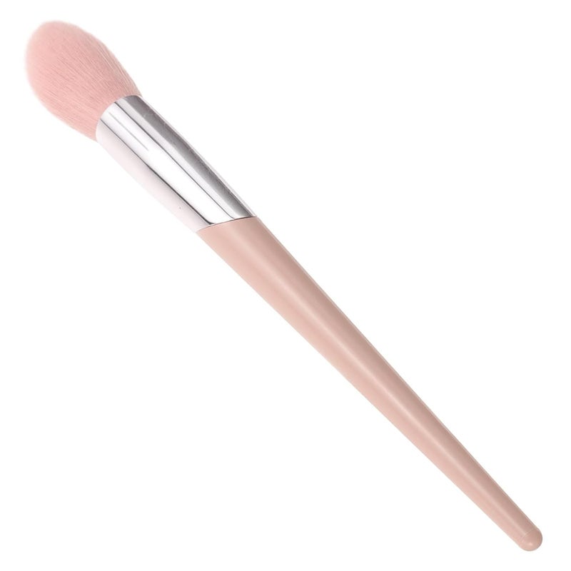Outanaya Blush Brush Powder Makeup Brush for Women Pink Soft Bristles Facial Makeup Tool - Image 1