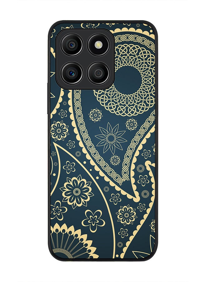 Stylizedd Rugged Black Edge Case for Honor X8b, Slim fit Soft Case Flexible Rubber Edges Anti Drop TPU Gel Thin Cover -  Indian Nights - Image 1