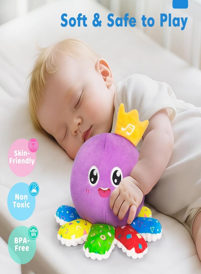 GMAOPHY Baby Toys 6-12 Months,Musical Crawling Octopus Plush Toy,Sensory Toys for Infants,Birthday Boy 7 8 9 10 12-18 Month,Tap and Voice Interaction,Walking Bouncing Learning Tummy Time Toy - Image 5