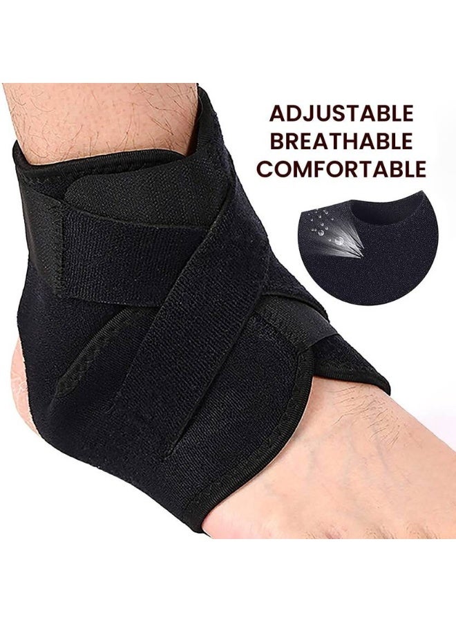 BOLDFIT BOLDFIT Sports Cap Binder Pain Relief Compression Bandage Men Women Ankle Support  (Black)  - Image 3