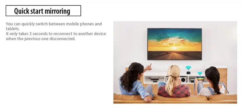 Olio 4K Wireless HDMI Display Adapter 4K@60hz Screen Mirroring Miracast Airplay Dongle for iPhone/Android/Mac/Windows devices Streaming Screen to TV/Projector/monitor also supports display extend mode - Image 3