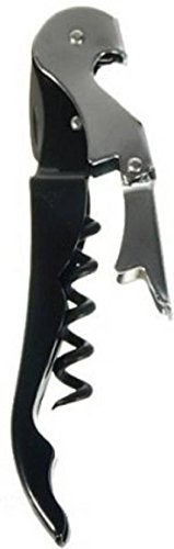 Anything & Everything 3-in-1 Corkscrew Wine Bottle Opener – Professional Sommelier Knife with Foil Cutter, Heavy Duty Cork Remover & Beer Bottle Opener – Tool for Bar, Kitchen & Restaurant (Black) - Image 1