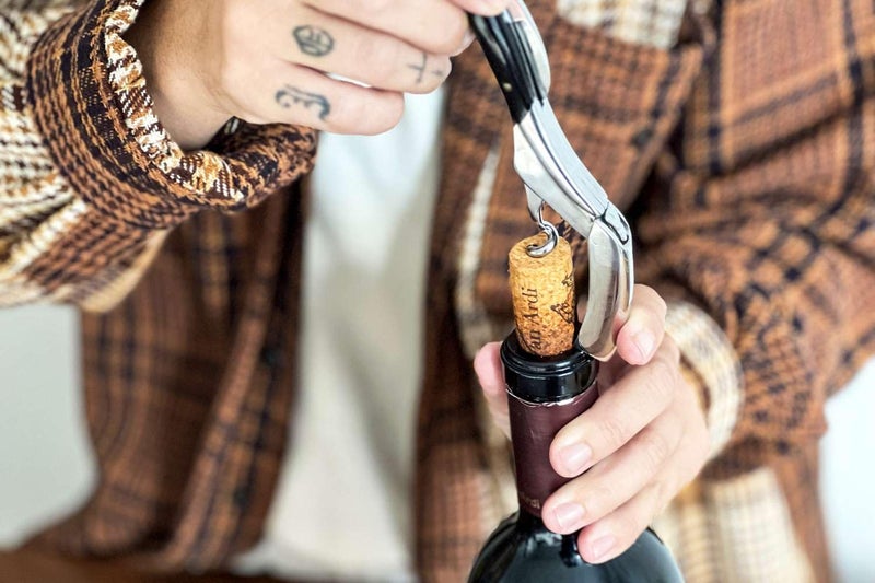 Anything & Everything 3-in-1 Corkscrew Wine Bottle Opener – Professional Sommelier Knife with Foil Cutter, Heavy Duty Cork Remover & Beer Bottle Opener – Tool for Bar, Kitchen & Restaurant (Black) - Image 3