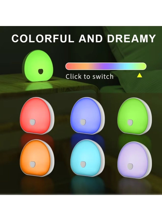 oldlaiben Baby White Noise Machine,Led White Noise Machine,USB Rechargeable White Noise Sleep Machine,7 Rgb Colors Night Lights For Baby,Dimmable Touch Lamp,10 Soothing Sounds,2 Timer Shutdown,For Baby, Travel, Nursery - Image 5