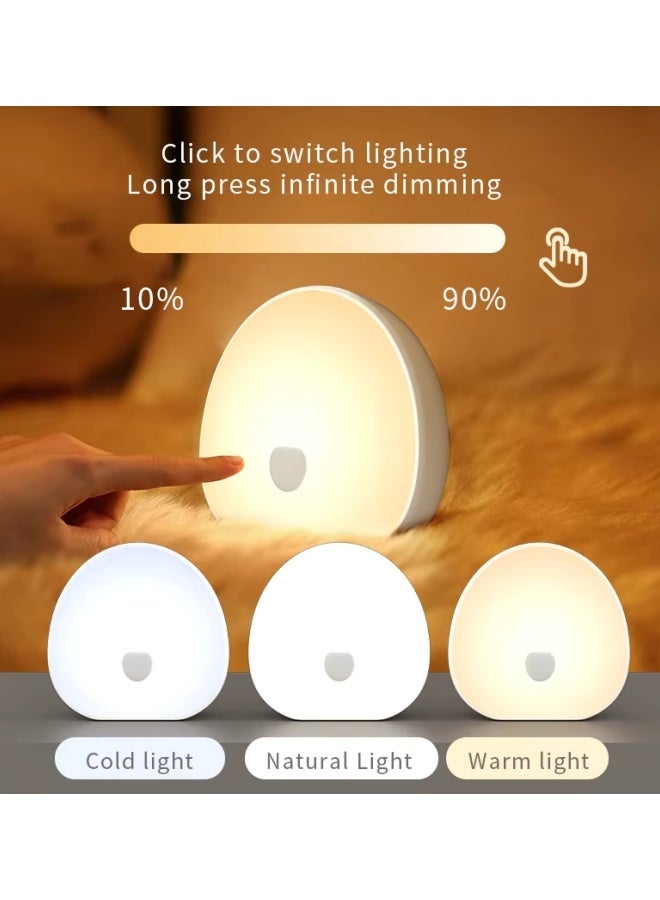 oldlaiben Baby White Noise Machine,Led White Noise Machine,USB Rechargeable White Noise Sleep Machine,7 Rgb Colors Night Lights For Baby,Dimmable Touch Lamp,10 Soothing Sounds,2 Timer Shutdown,For Baby, Travel, Nursery - Image 3