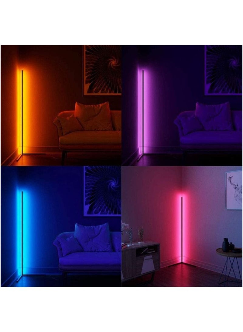 أكاليكس الطابق مصباح الحديثة رغب ليد الطابق مصباح الزاوية القراءة مصباح التحكم عن جو الإضاءة مصباح ل أريكة السرير الزاوية التطبيق التحكم - Image 4