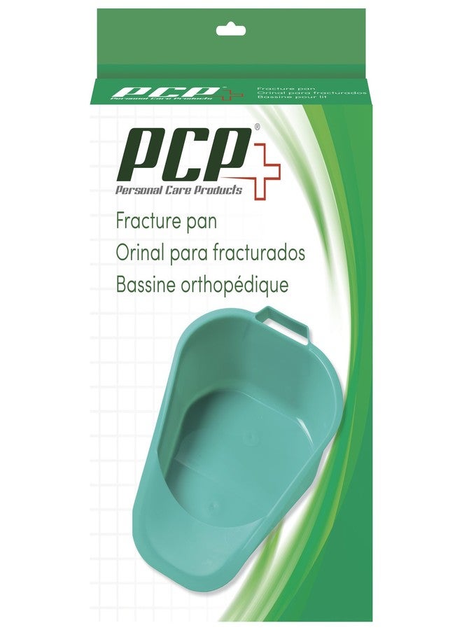 PCP Hip Fracture Bed Pan, Teal - Image 3