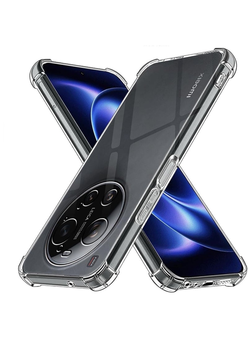 Case Compatible for Xiaomi Mi 17 Ultra Case Cover Crystal Clear Silicone Bumper Shockproof Protective Cover with Best Camera Protection Designed for Xiaomi 17 Ultra 5G - Image 1