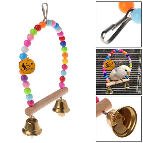 Sage Square Bird Playful Cage Accessories (Swing Small) - Image 3